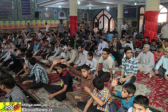 مراسم جشن عید غدیرخم در مسجد رضوان اهواز