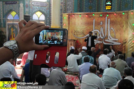 مراسم جشن عید غدیرخم در مسجد رضوان اهواز