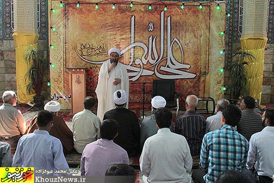مراسم جشن عید غدیرخم در مسجد رضوان اهواز