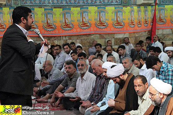 مراسم جشن عید غدیرخم در مسجد رضوان اهواز