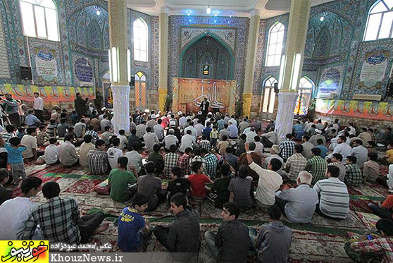 مراسم جشن عید غدیرخم در مسجد رضوان اهواز