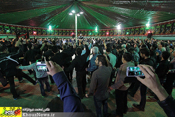 عزاداري شب نهم محرم در اهواز
