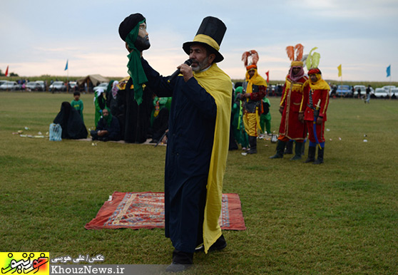 آئین شبیه خوانی در روستای سید محمد تفاخ شوش