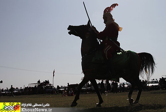 آئین شبیه خوانی در روستای سید محمد تفاخ شوش