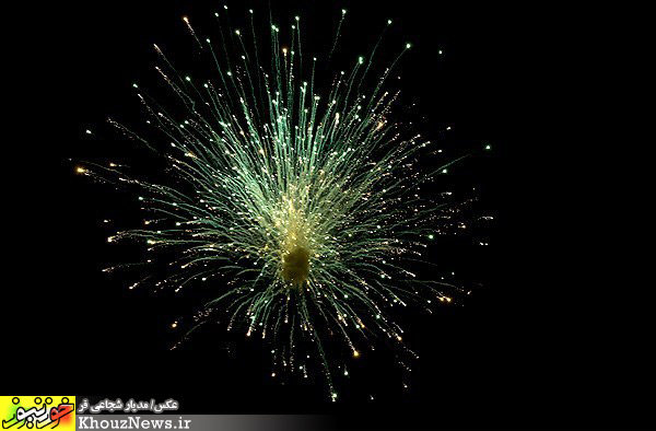 نور افشانی جشن عید غدیر در اهواز