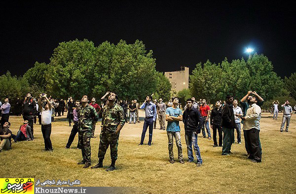 نور افشانی جشن عید غدیر در اهواز