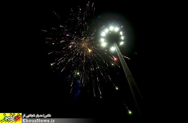 نور افشانی جشن عید غدیر در اهواز