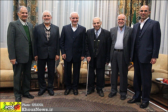  غلامحسین نوذری، بیژن زنگنه، علی اکبر معین فر، غلامرضا آقازاده، سیدمحمد غرضی، کاظم وزیری هامانه