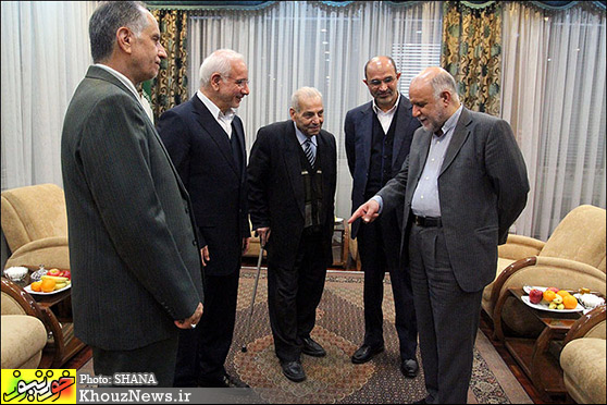  غلامحسین نوذری، بیژن زنگنه، علی اکبر معین فر، غلامرضا آقازاده، سیدمحمد غرضی، کاظم وزیری هامانه