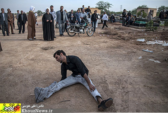 تشییع و تدفین پیکر امام جمعه حمیدیه