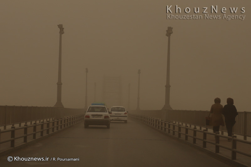 گرد و غبار شدید، جمعه را هم از خوزستانی ها گرفت