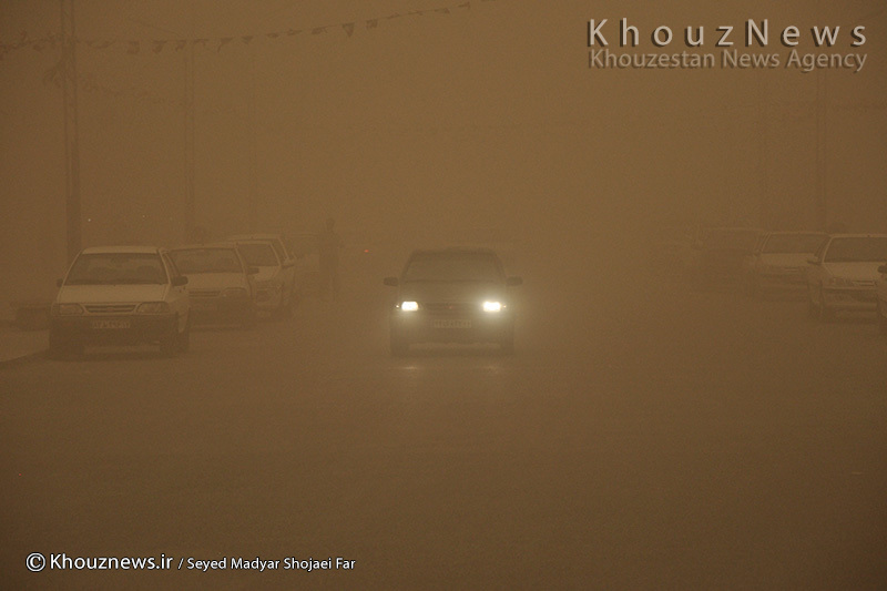 گردوغبار خوزستان را محاصره کرد