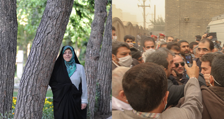 تمسخر تنها کسی که در گرد و غبار به خوزستان سفر کرد توسط مشاور «معصومه ابتکار»