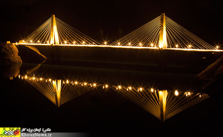 پل بزرگ شهدای لالی در خوزستان
