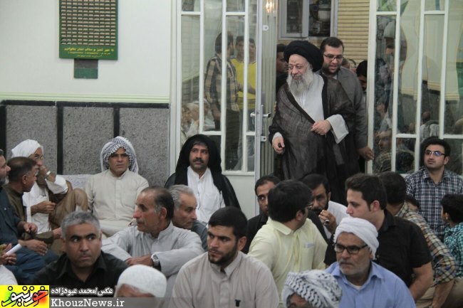 مراسم پنجمین سالگرد ارتحال آیت الله شیخ مرتضی انصاری در اهواز