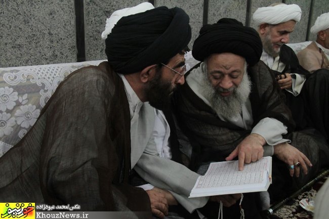 مراسم پنجمین سالگرد ارتحال آیت الله شیخ مرتضی انصاری در اهواز
