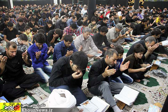  آیین احیای شب بیست و یکم ماه مبارک رمضان در شوش