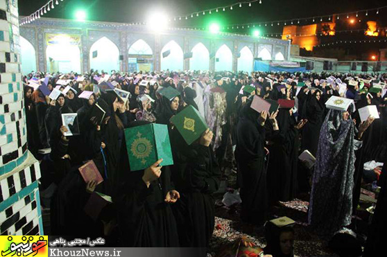  آیین احیای شب بیست و یکم ماه مبارک رمضان در شوش