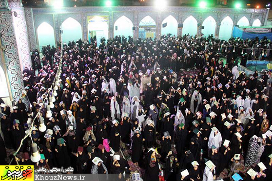  آیین احیای شب بیست و یکم ماه مبارک رمضان در شوش