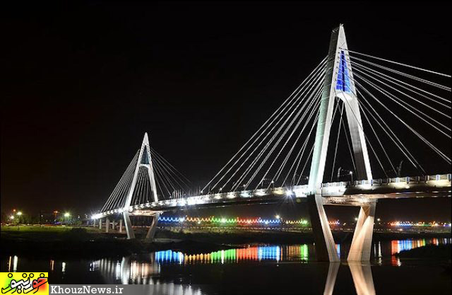  پل های اهواز در شب