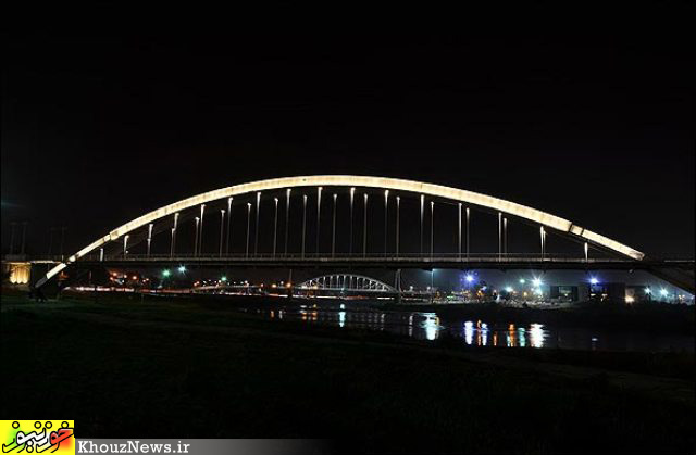  پل های اهواز در شب