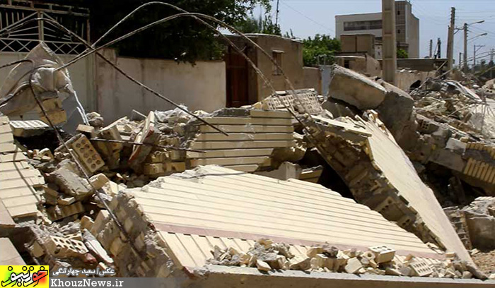 یک مدرسه ی نوساز ایذه در آستانه تخریب