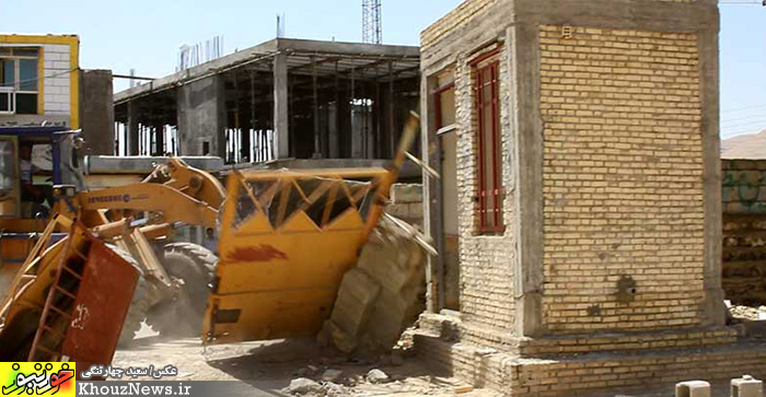 یک مدرسه ی نوساز ایذه در آستانه تخریب