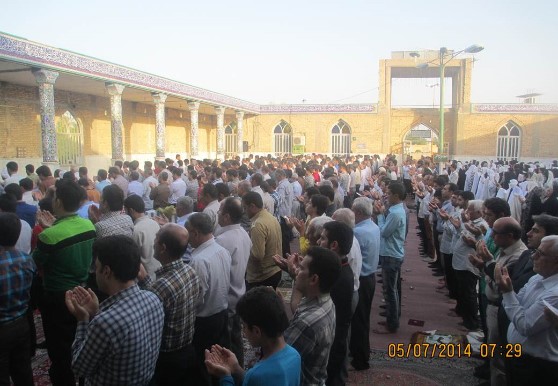 نماز عید سعید فطر در سردشت زیدون