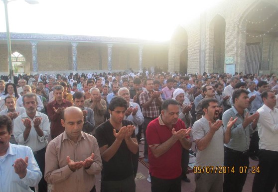 نماز عید سعید فطر در سردشت زیدون