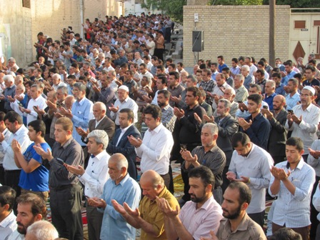 نماز عید سعید فطر در باغملک