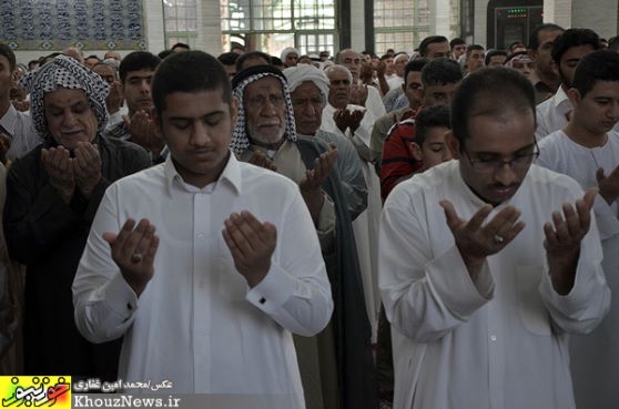 نماز عید سعید فطر در لشکرآباد اهواز به امامت آیت الله کعبی