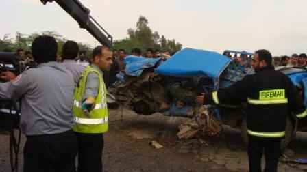 3 کشته و زخمی در سانحه رانندگی در دزفول