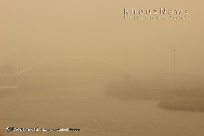 وقوع گرد و غبار در خوزستان از 8 صبح تا ساعت 19 فردا