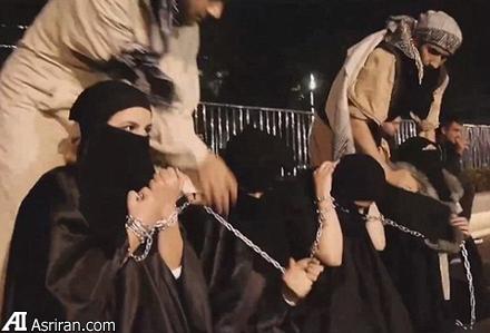 بازار بعد از افطار زنان برده داعش ( +عکس)