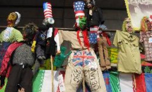 مسابقه‌ ساخت عروسک استکباری در اهواز