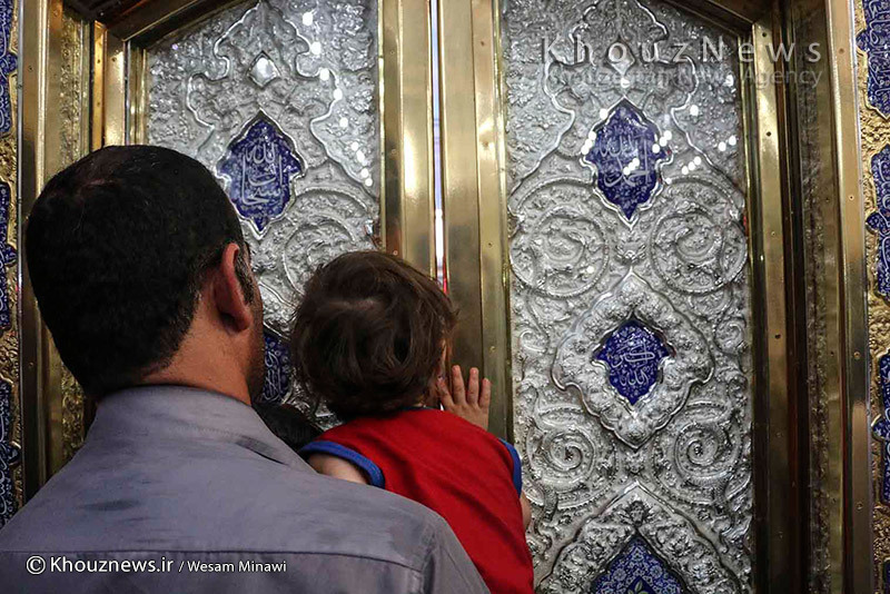 درب های حرم مطهر امامین عسکریین علیهما السلام در اهواز رونمایی شد