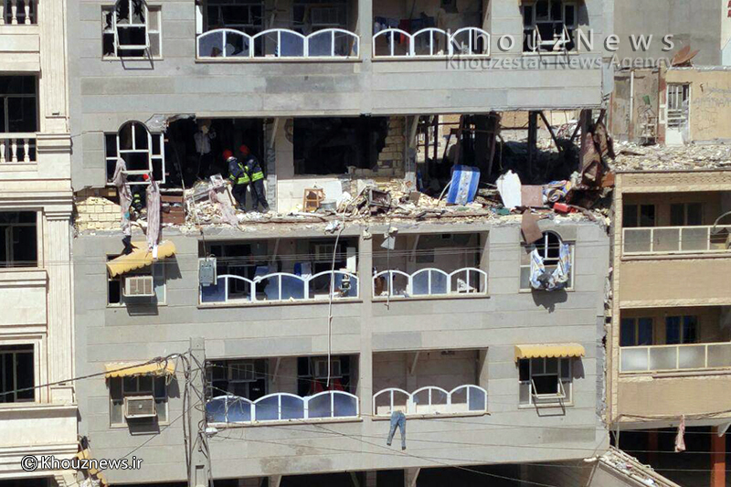 انفجار منزل مسکونیnv زیتون کارمندی اهواز/ تصاویر