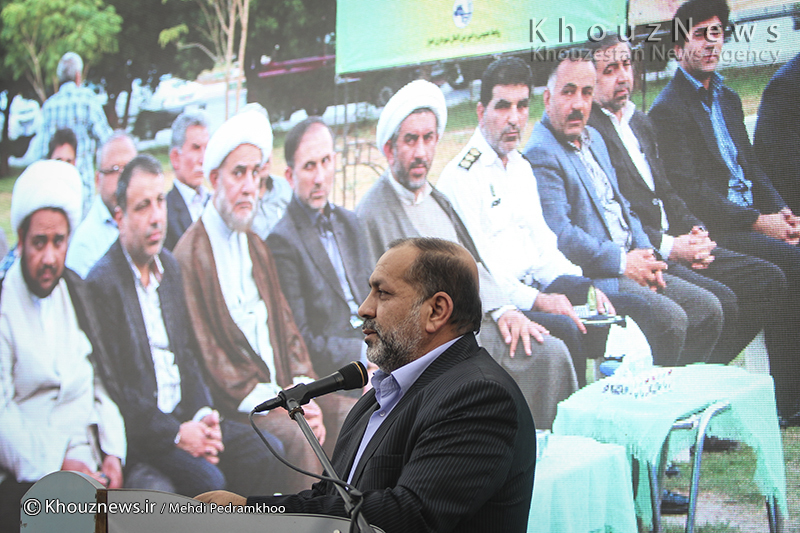 پل روگذر شهدای مدافع حرم در اهواز به روی شهروندان گشوده شد
