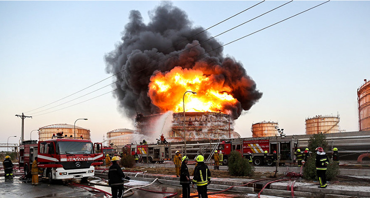 خسارت ۶۰ میلیون یورویی آتش‌سوزی در پتروشیمی ماهشهر
