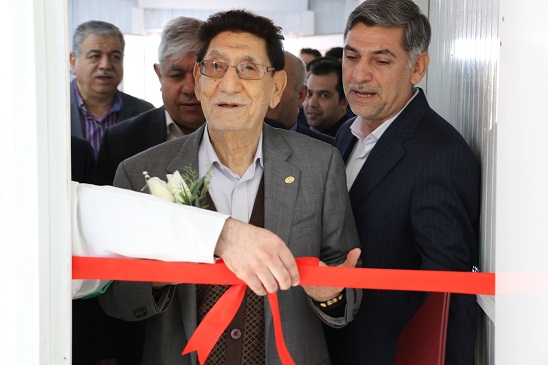 افتتاح سالن انتظار خیرساز آزمایشگاه شبکه بهداشت و درمان باوی