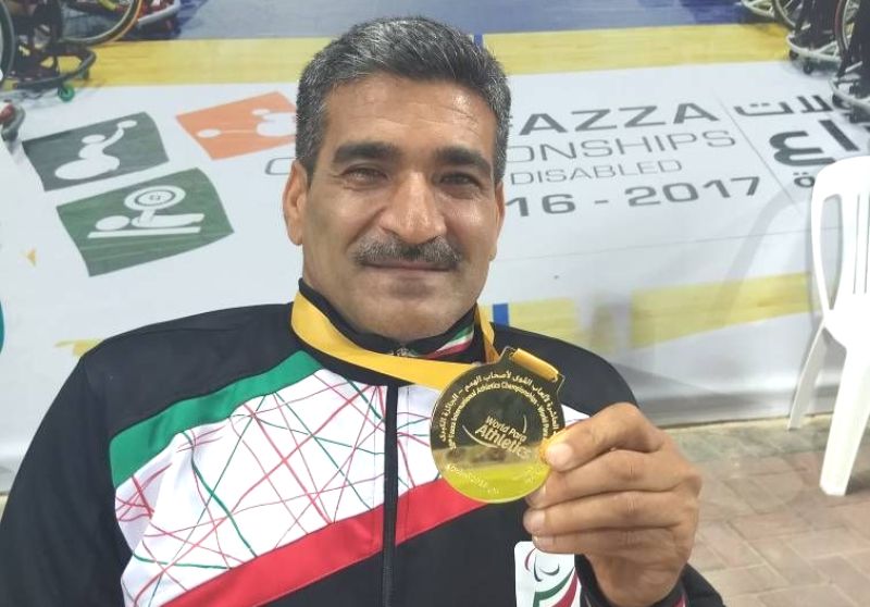 ورزشکار دزفولی مدال طلای مسابقات دو و میدانی معلولان جهان را کسب کرد