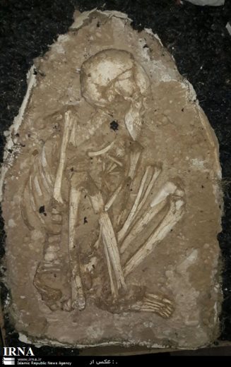 انتقال اسکلت 5500 ساله به موزه شوش