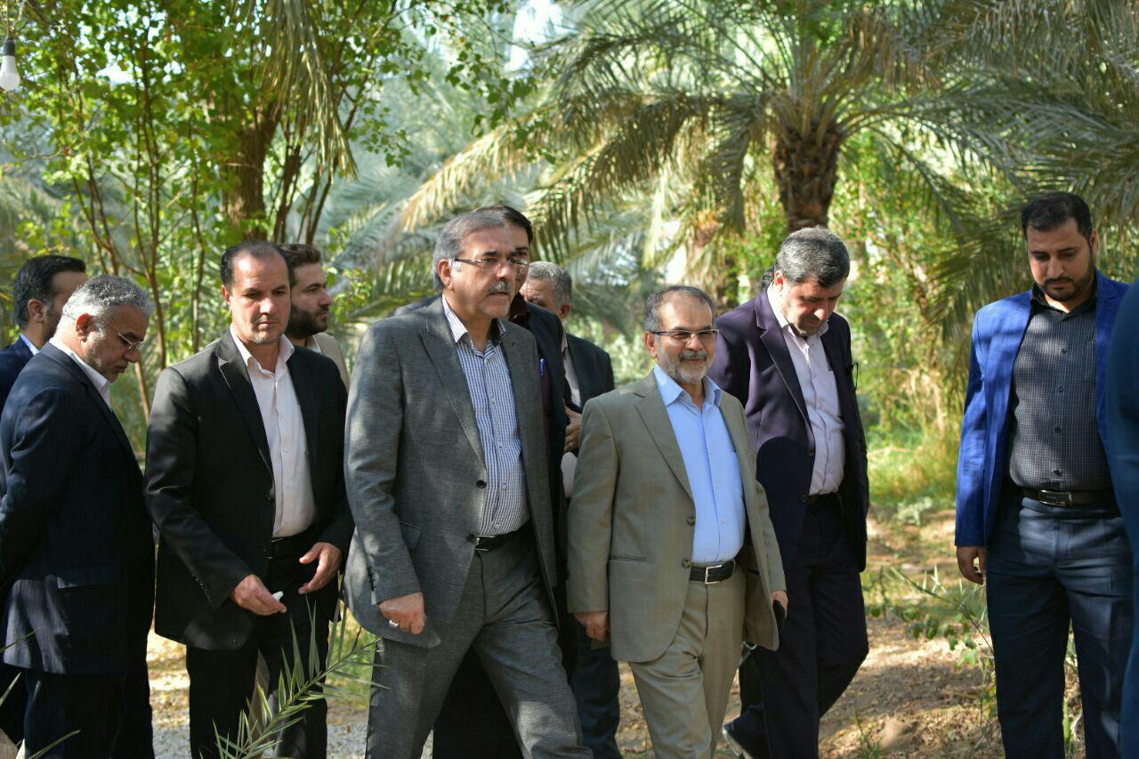 بازدید مشاور رییس‌جمهور از روستای گردشگری بدریه خرمشهر