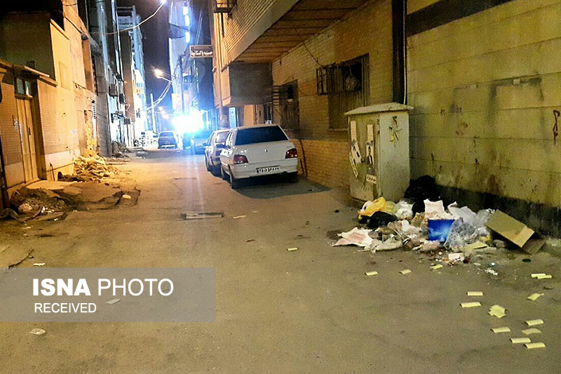 توضیحاتی درباره انباشت زباله در خیابان‌های آبادان