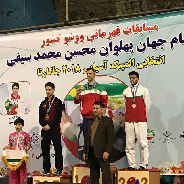 درخشش ووشوکار خوزستانی در انتخابی تیم‌ملی