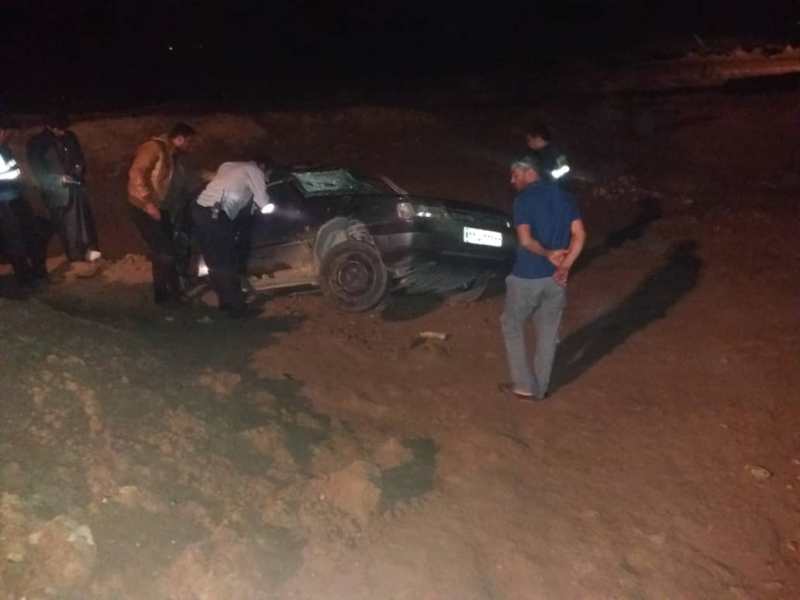 واژگونی پژو در خرمشهر مرگ راننده را رقم زد