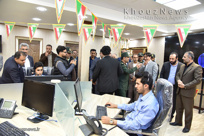 بهره برداری همزمان از 5 مرکز سامانه 121 برق در خوزستان