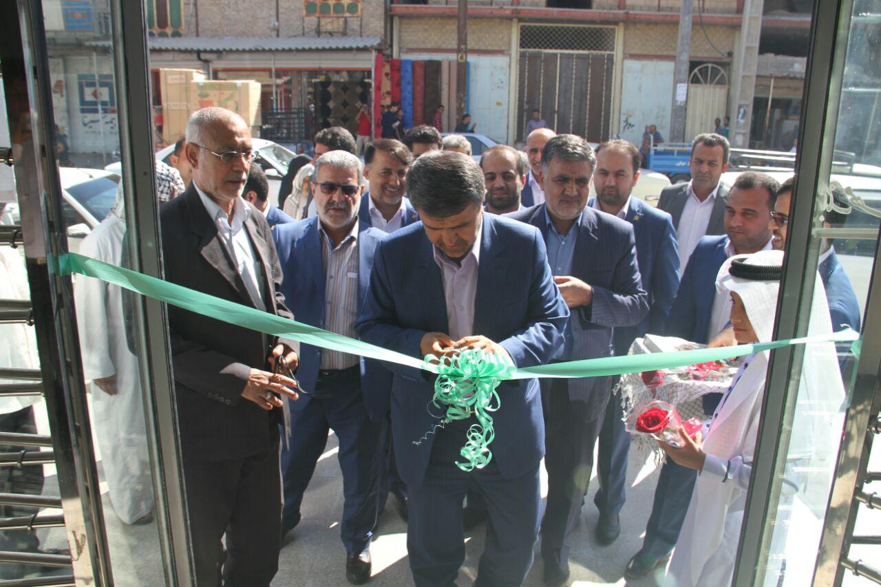 افتتاح ساختمان جدید شعبه بانک مهر اقتصاد در شادگان