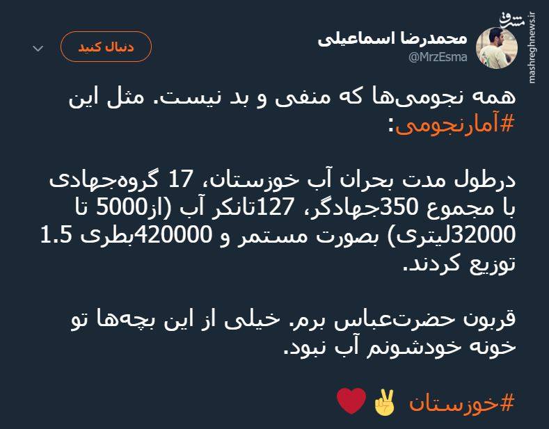 آمار نجومی این بار در خوزستان!