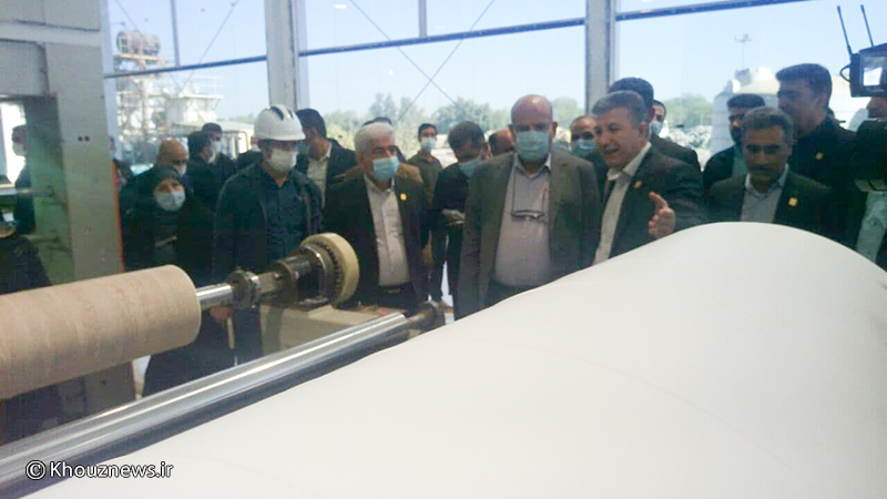 چرخه تولید تخته صنعتی ام. دی .اف در خوزستان کامل شد